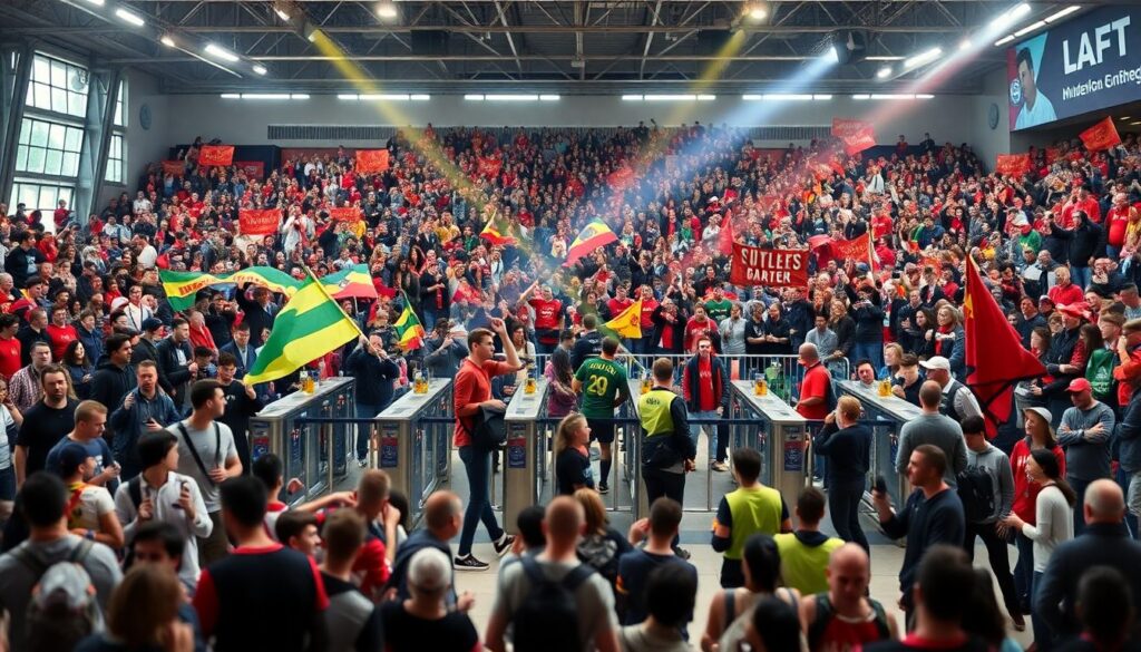 Фан-зона: истории домашней арены и атмосферы - иллюстрация