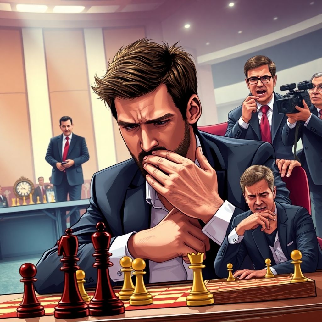 Магнус Карлсен в Дохе: скандальные выходки и первое жесткое наказание