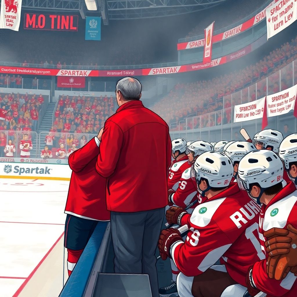 Главный тренер Спартака Жамнов пропустит матч КХЛ из‑за рождения сына