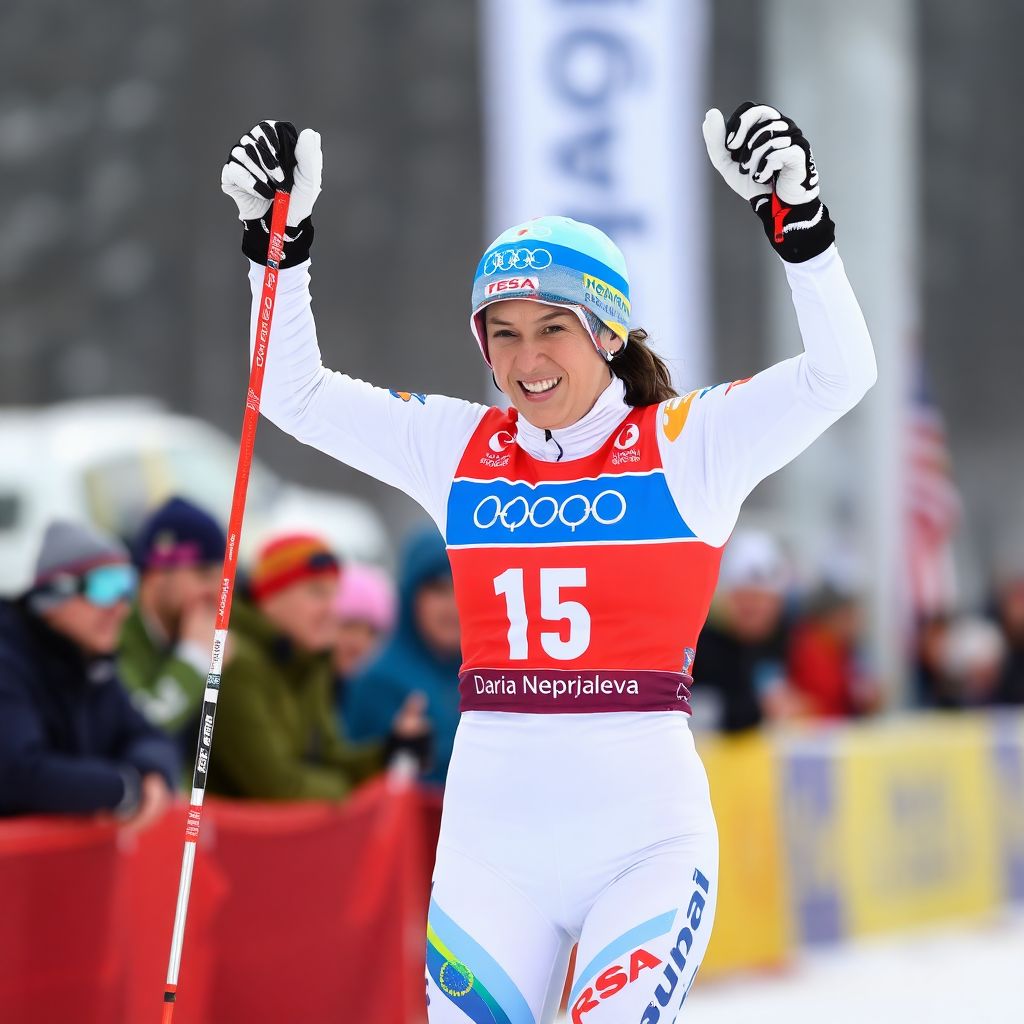 Лыжница Дарья Непряева вылетела в четвертьфинале спринта Кубка мира в Фалуне
