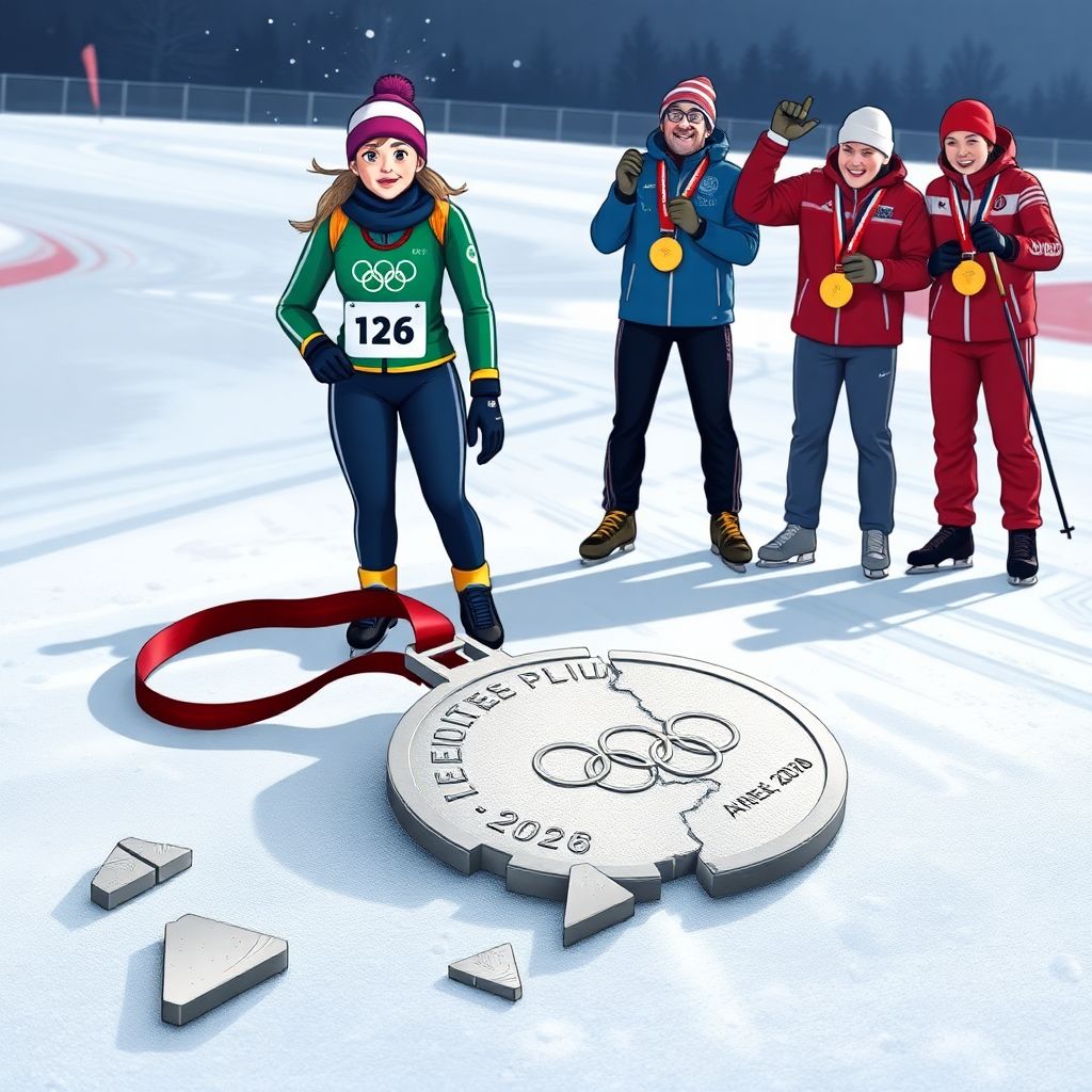 Медали Олимпиады‑2026 крошатся на шее чемпионов: как экодизайн стал позором