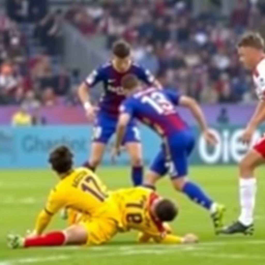 Футболист Ахмата Богосавац вырублен ударом в челюсть в матче РПЛ