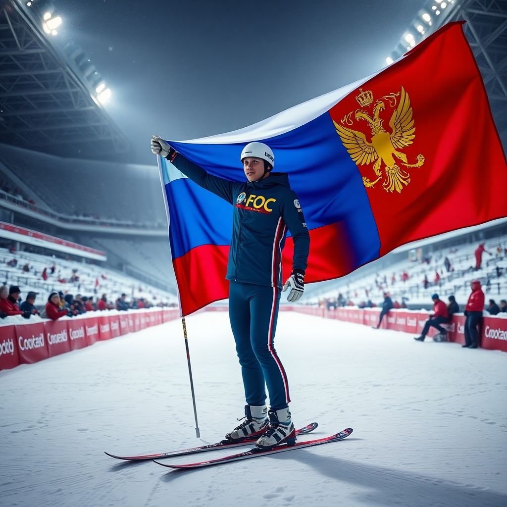 Большунов отказался уезжать из России и стал символом российского спорта