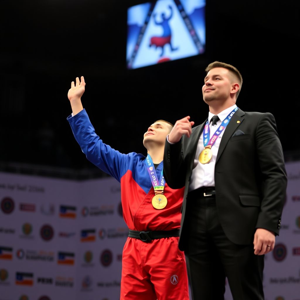 Наш борец вырвал золото чемпионата Европы по дзюдо и заставил звучать гимн России в Тбилиси
