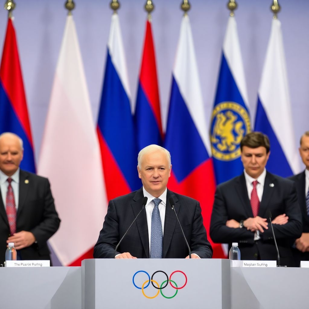 МОК отложил решение о российском флаге и символике на Олимпийских играх